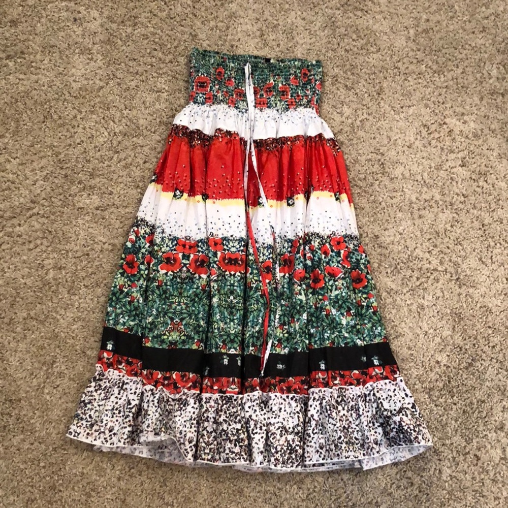 Strapless Summer Dress